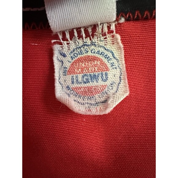 VTG 70s Rothschild Red Girls Coat (6X) Union Made ILGWU, Lined Hood Swing Coat - Picture 7 of 16